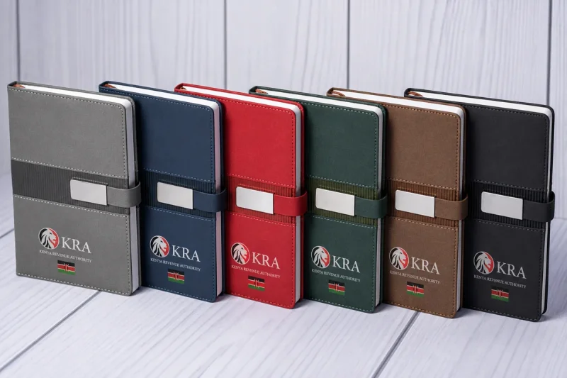 Silver buckle gift notebook