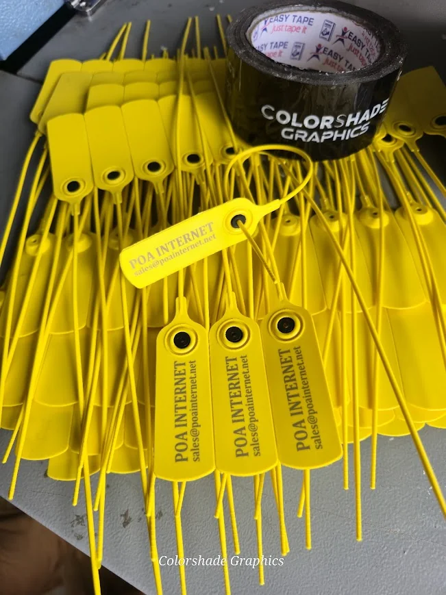 Engraved cable ties