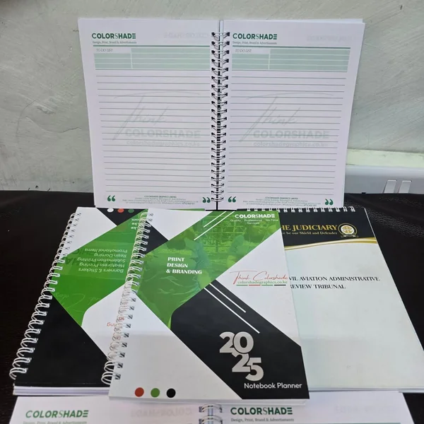 Softcover custom notebook