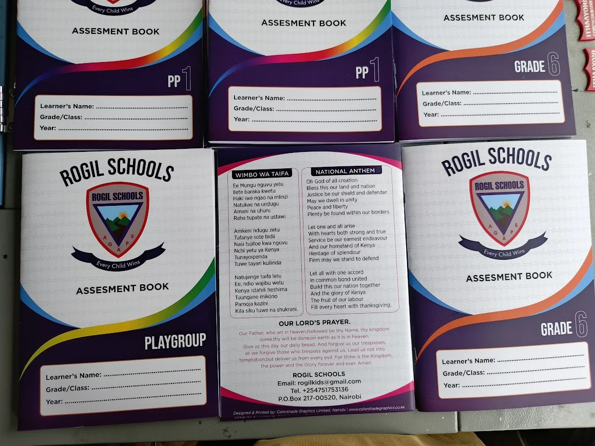 School assessment books and diaries printed in Kenya